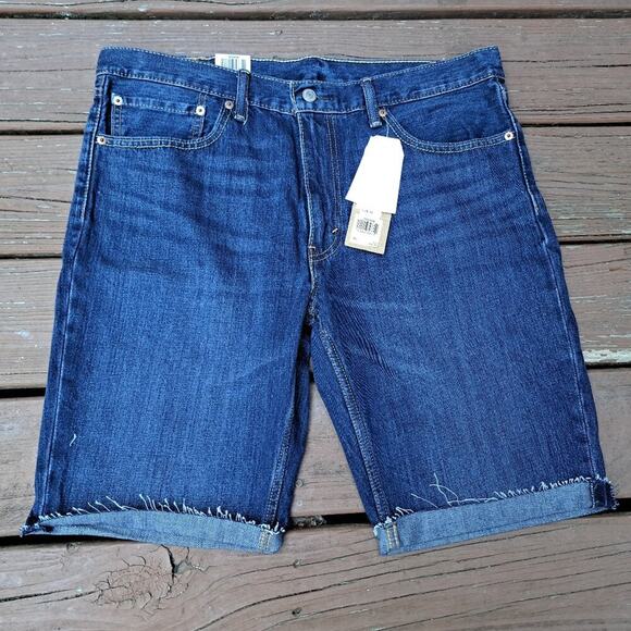 Size 36 Levi's Men's 511 Performance Jean Denim Cutoff Shorts NWT - Picture 2 of 8